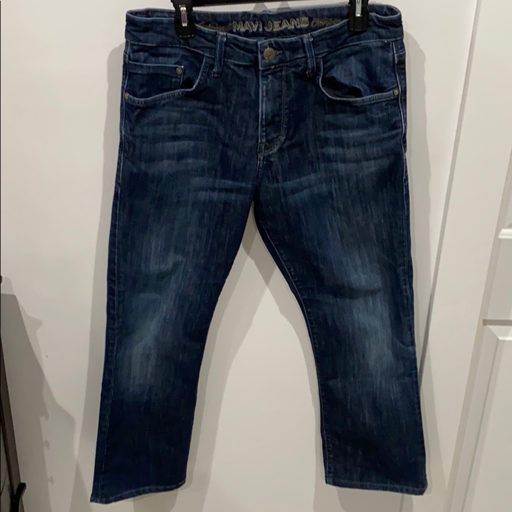Mavi “Matt” Mid Rise Relaxed Straight Leg Size 32